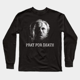 Pray for Death Bitmap Long Sleeve T-Shirt